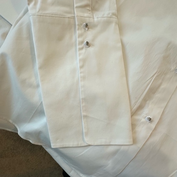 Misha Nonoo Women's White Husband style Button-up Shirt - NWT - Picture 10 of 15